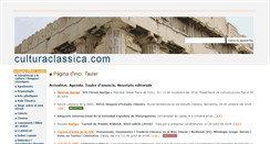 Desktop Screenshot of culturaclassica.com