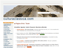 Tablet Screenshot of culturaclassica.com